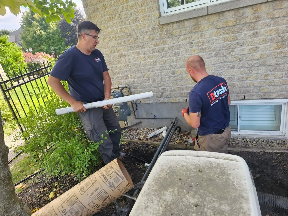 Underground Gas Line Installation