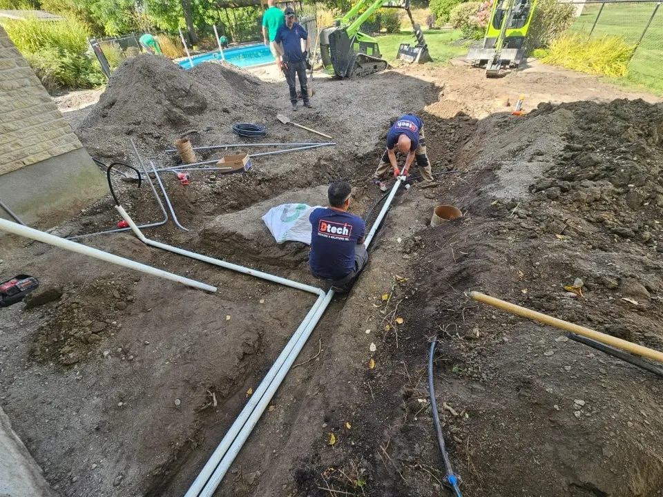 Trench Excavation for Gas Line