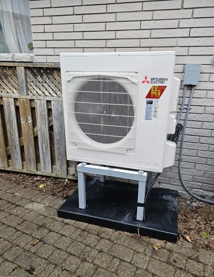 Mitsubishi Electric Mini Split Heat Pump Installation
